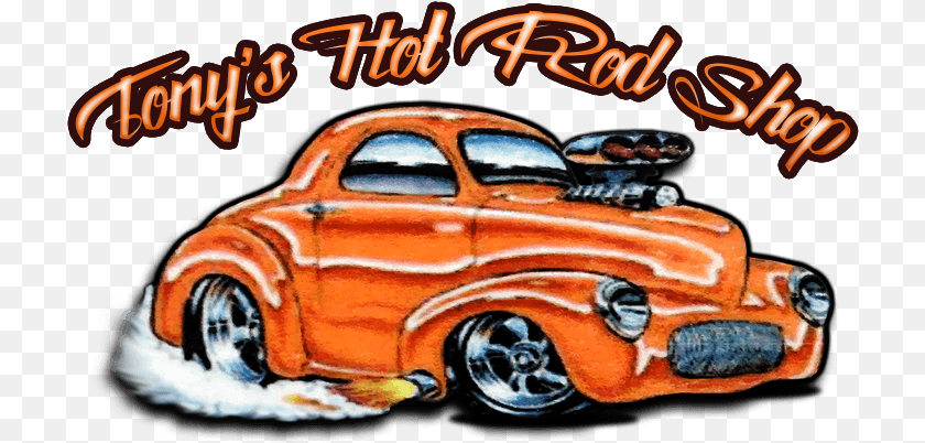 Tonys Hot Rod Shop, Car, Coupe, Sports Car, Transportation Clipart PNG