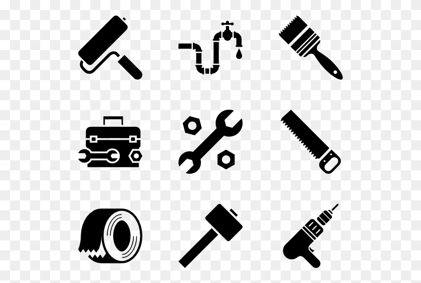 529x505 Tools Icon Construction Tools, Gray, World Of Warcraft HD PNG Download