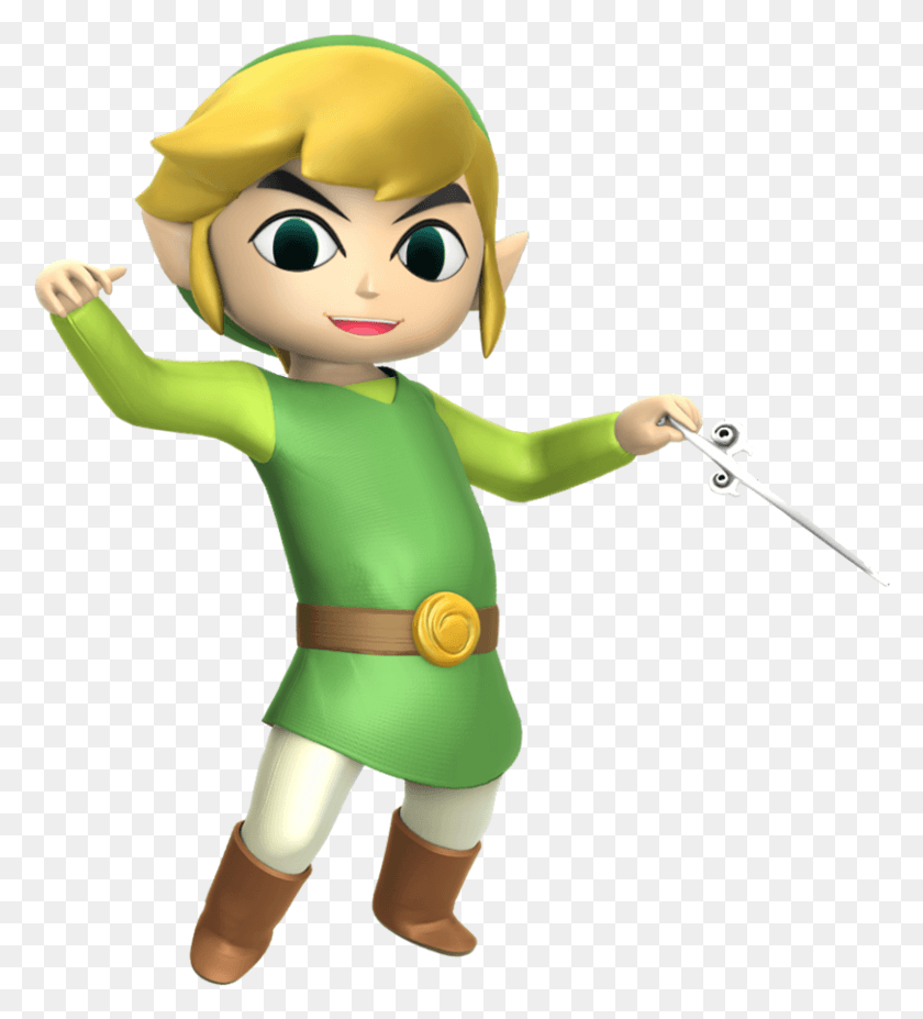 812x903 Descargar Png Toon Link Hyrule Warriors Style By Nibroc Rock, Green, Elf, Toy Hd Png