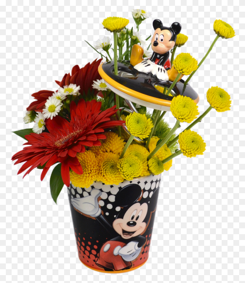 873x1016 Toothbrush Garden Mickeys Toothbrush Holder Disney Flowers For Cemetery, Plant, Flower, Blossom HD PNG Download