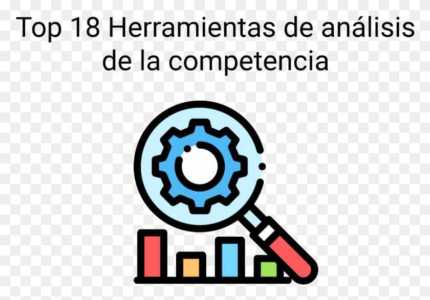 820x555 Top 18 Herramientas De Analisis De La Competencia 01 Analisis De La Competencia Herramientas, Magnifying, Text, Advertisement HD PNG Download