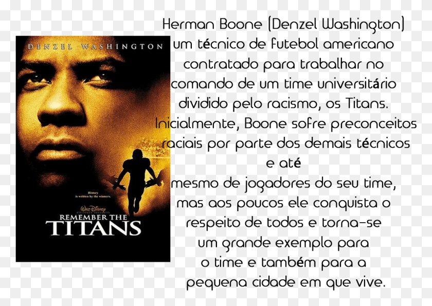 1178x809 Top 3 Filmes Remember The Titans, Person, Human, Poster HD PNG Download