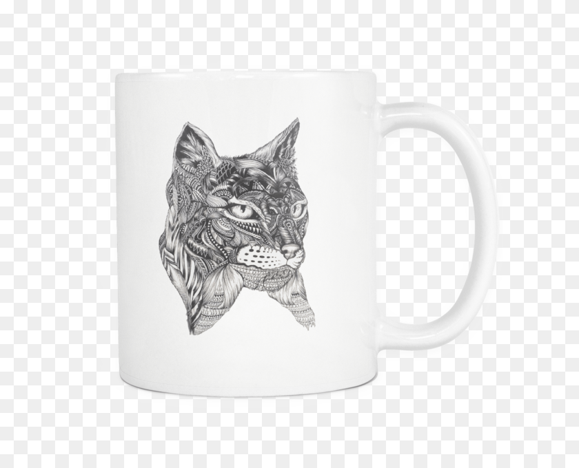 620x620 Top Cat Mugs Pen And Ink Animal Pattern, Coffee Cup, Cup, Pet HD PNG Download