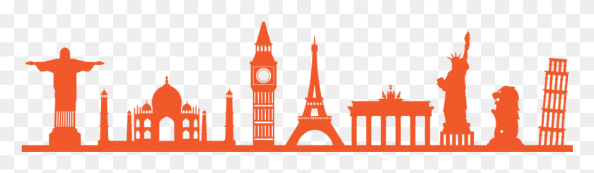 1098x261 Top Five Employment Skills Provided By Studying Abroad Illustration, Architecture, Building, Tower HD PNG Download
