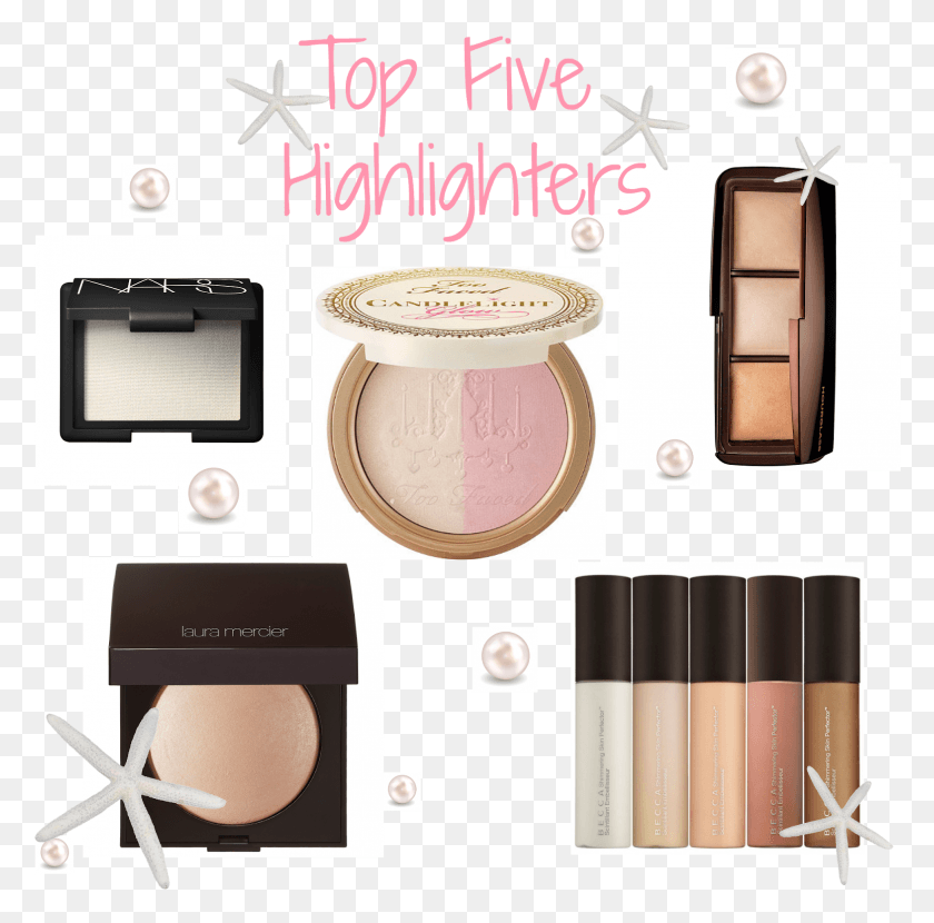 1569x1550 Top Five Highlighters Eye Shadow, Cosmetics, Face Makeup, Lipstick HD PNG Download