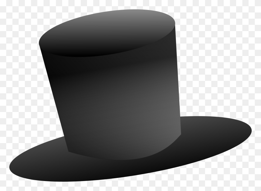 2400x1705 Top Hat Clip Art Top Hat Without Background, Clothing, Apparel, Lamp HD PNG Download