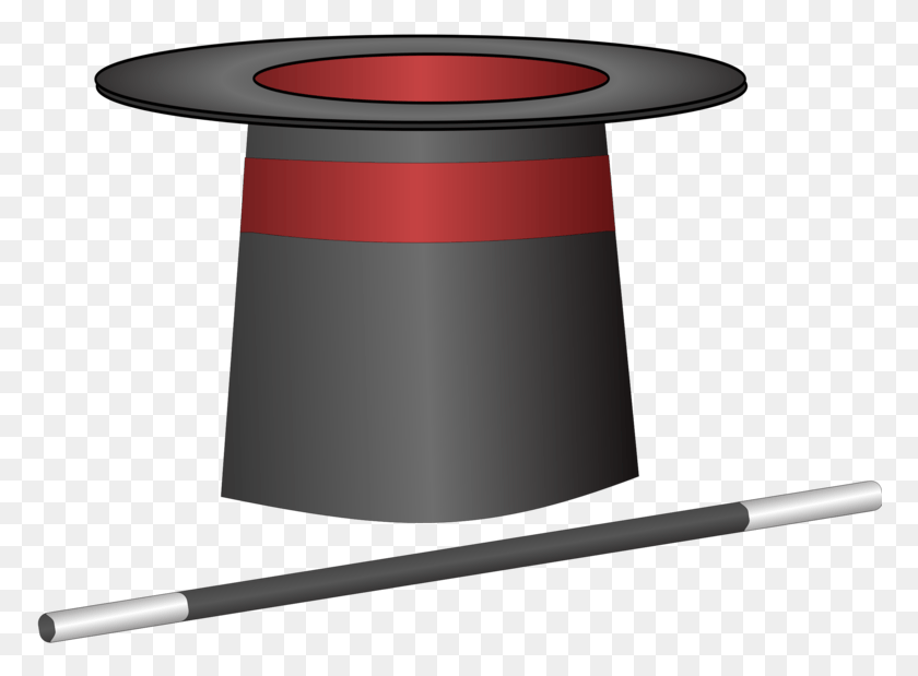774x559 Top Hat Computer Icons Magic Headgear Top Hat And Cane Clipart, Lamp, Cylinder, Architecture HD PNG Download