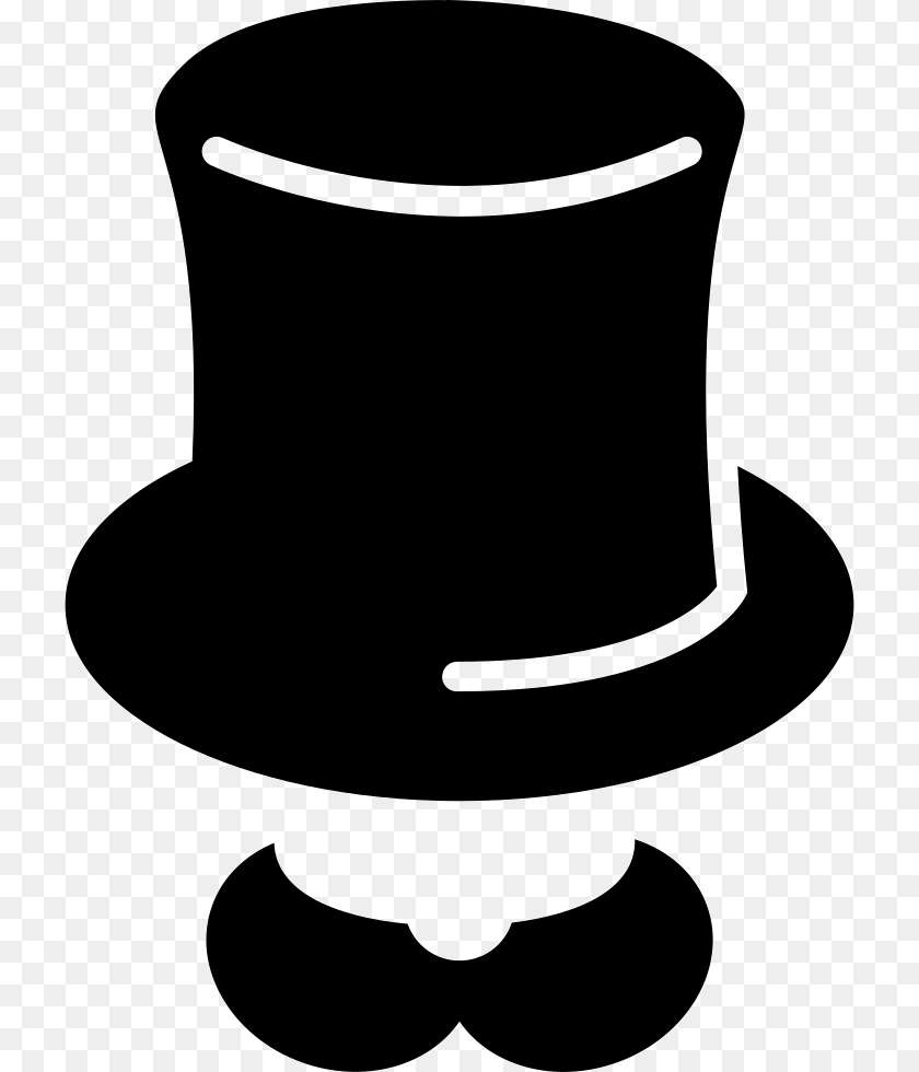 722x980 Top Hat Icon Clothing, Stencil, Smoke Pipe Sticker PNG