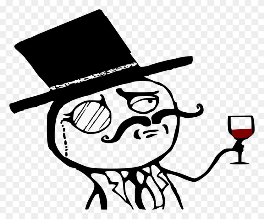 880x720 Top Hat Monocle, Clothing, Apparel, Cowboy Hat HD PNG Download