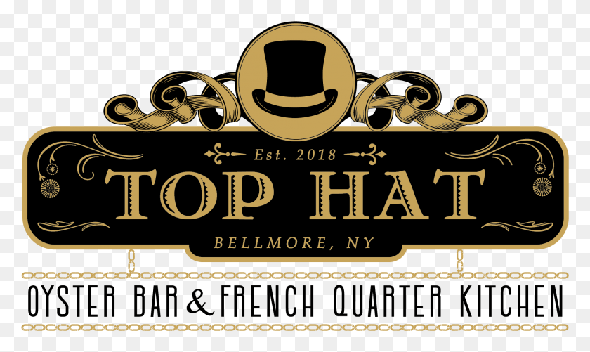1979x1121 Top Hat Oyster Bar Amp French Quarter Kitchen Illustration, Clothing, Apparel, Text HD PNG Download
