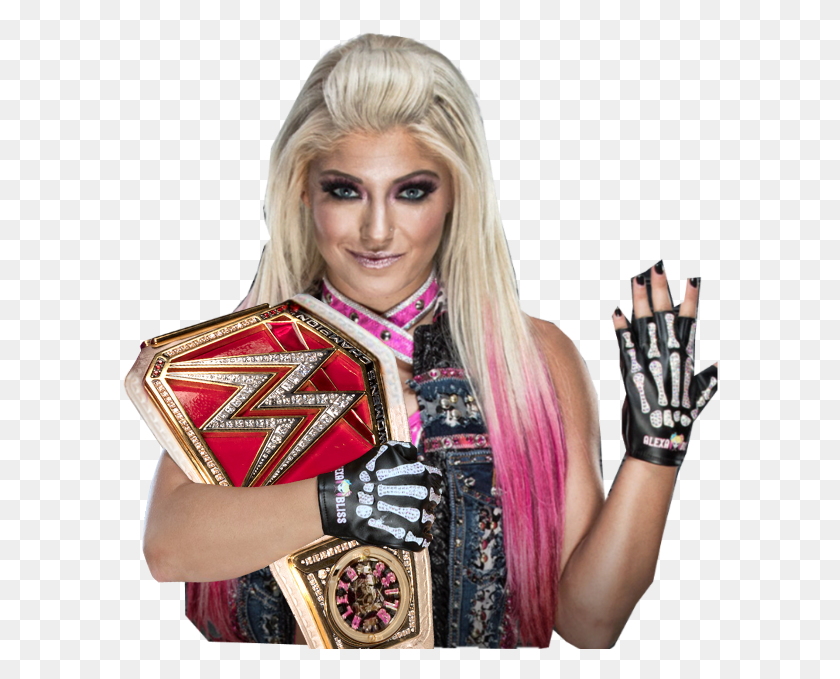 597x619 Top Images For Alexa Bliss Championship On Picsunday Alexa Bliss Champion 2018, Costume, Person, Human HD PNG Download