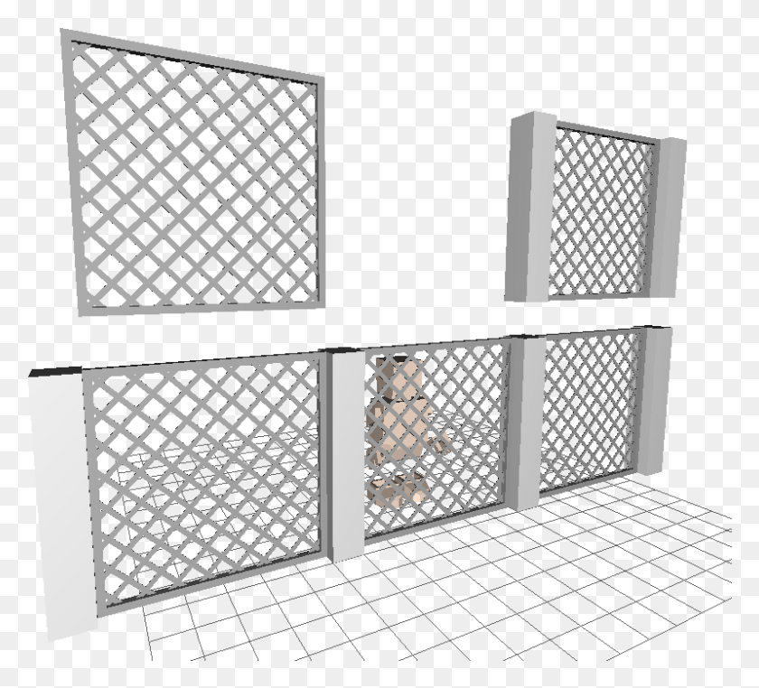 798x719 Top Left Is 1x6x5 Fence Brick Gucci Gg Skirt, Handrail, Banister, Label HD PNG Download