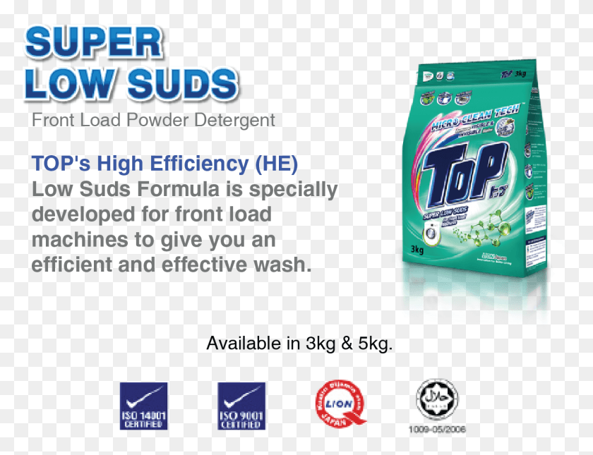 1250x939 Descargar Png Producto 10, Detergente De Carga Frontal Superior, Folleto, Cartel, Papel Hd Png