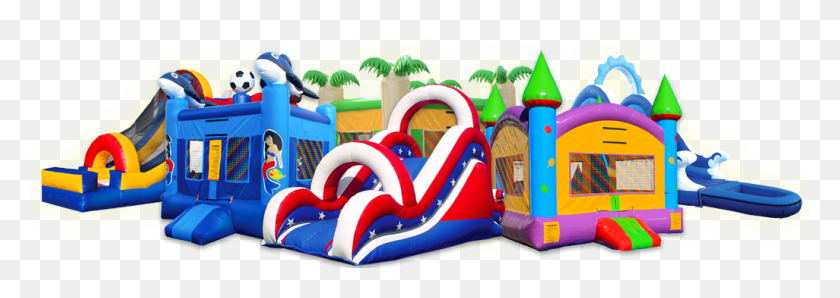 1026x314 Top Quality Bounce Houses Slides Obstacles For Sale Bounce Houses For Sale, Inflatable, Toy, Play Area HD PNG Download