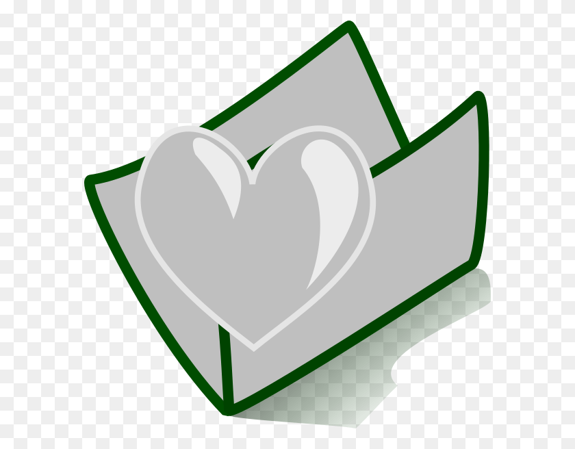 594x596 Top Secret Folder Icon, Heart, Recycling Symbol, Symbol HD PNG Download