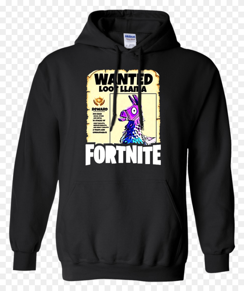 950x1146 Top Selling Fortnite Wanted Poster Loot Llama Graphic Fortnite Hoodie 99 Problems, Clothing, Apparel, Sweatshirt HD PNG Download