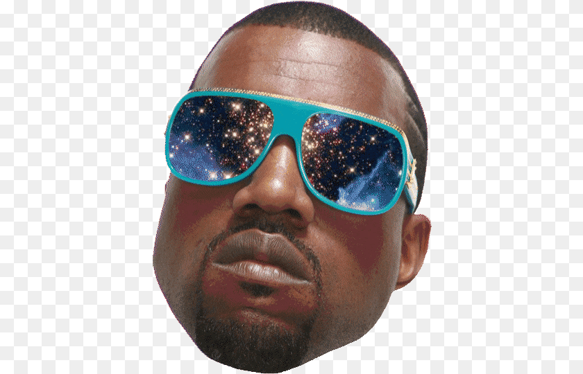 403x540 Top Transparent Kanye West Stickers For Hubble 30th Birthday, Accessories, Person, Man, Male PNG