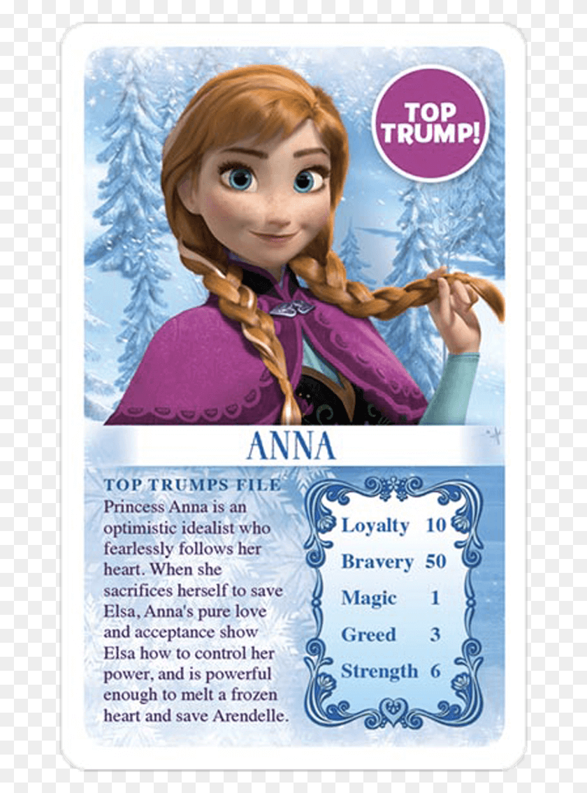 671x1075 Top Trumps Frozen Make Top Trump Cards, Флаер, Плакат, Бумага, Hd Png Скачать