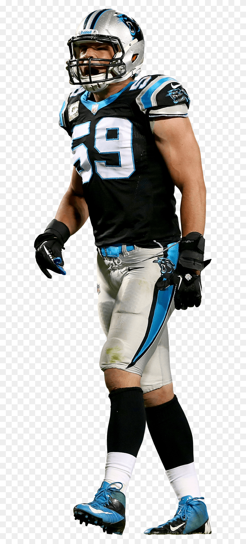 607x1797 Topazed Luke Kuechly From Google Luke Kuechly, Person, Human, Clothing HD PNG Download