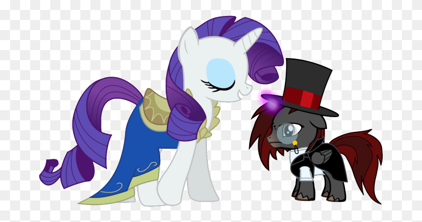 685x383 Tophats Pony Friendship Is Magic Rarity, Clothing, Apparel, Costume HD PNG Download