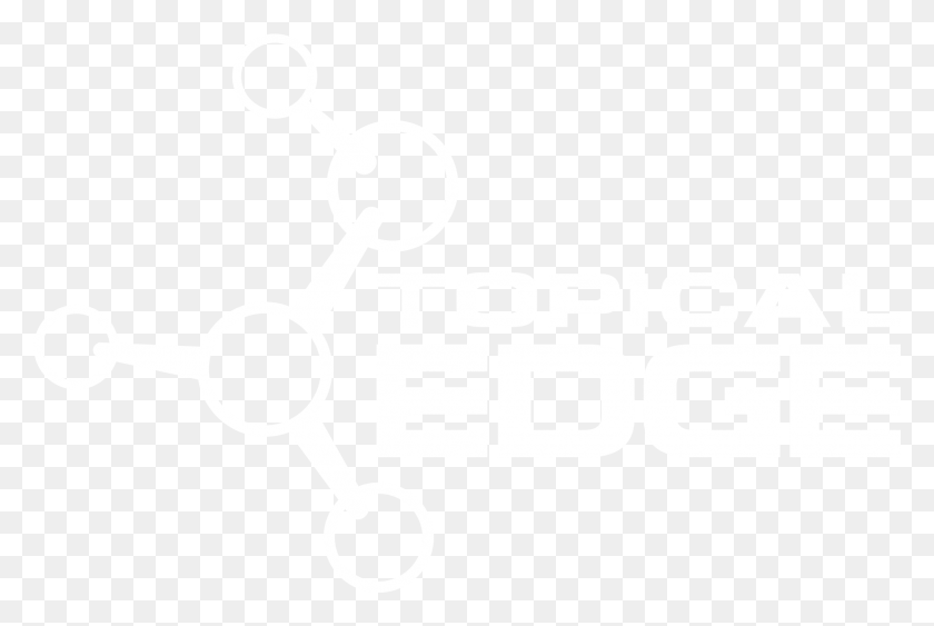 1905x1230 Topical Edge Logo One Color White Graphic Design, Stencil, Scissors, Blade HD PNG Download