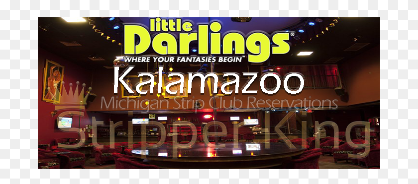 689x311 Topless Strip Club In Kalamazoo Little Darlings, Urban, Gambling, Game HD PNG Download