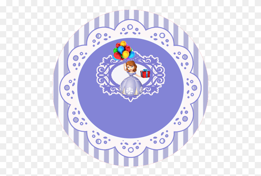 505x505 Toppers Or Free Printable Candy Bar Labels For A Princess Sofia The First, Rug, Frisbee, Toy HD PNG Download