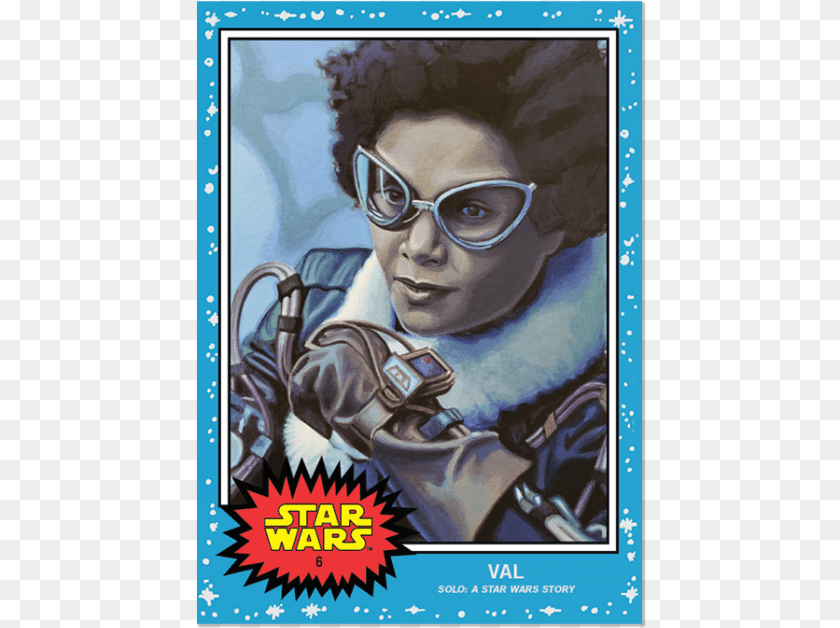 Topps Living Set Star Wars, Publication, Book, Comics, Woman Clipart PNG