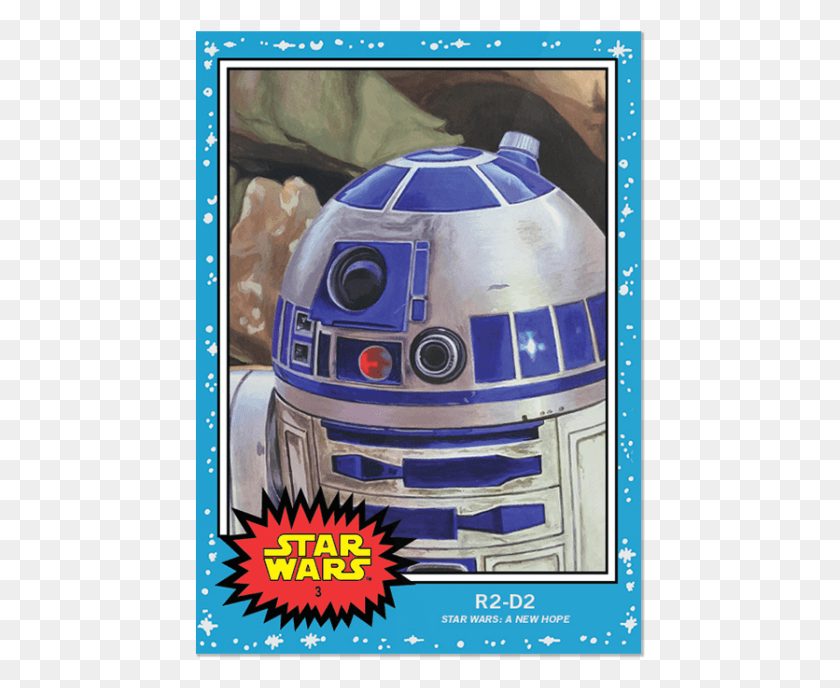 451x628 Topps Star Wars Living Set Card Star Wars Trading Cards, Helmet, Clothing, Apparel HD PNG Download