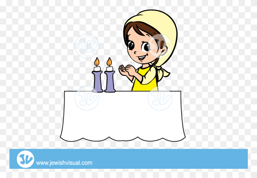 843x563 Torah Clipart Shabbat Cartoon, Person, Human, Tablecloth HD PNG Download