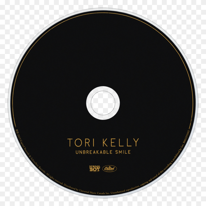 1000x1000 Tori Kelly Unbreakable Smile Cd Disc Image Din Index01 Cd, Disk, Dvd HD PNG Download