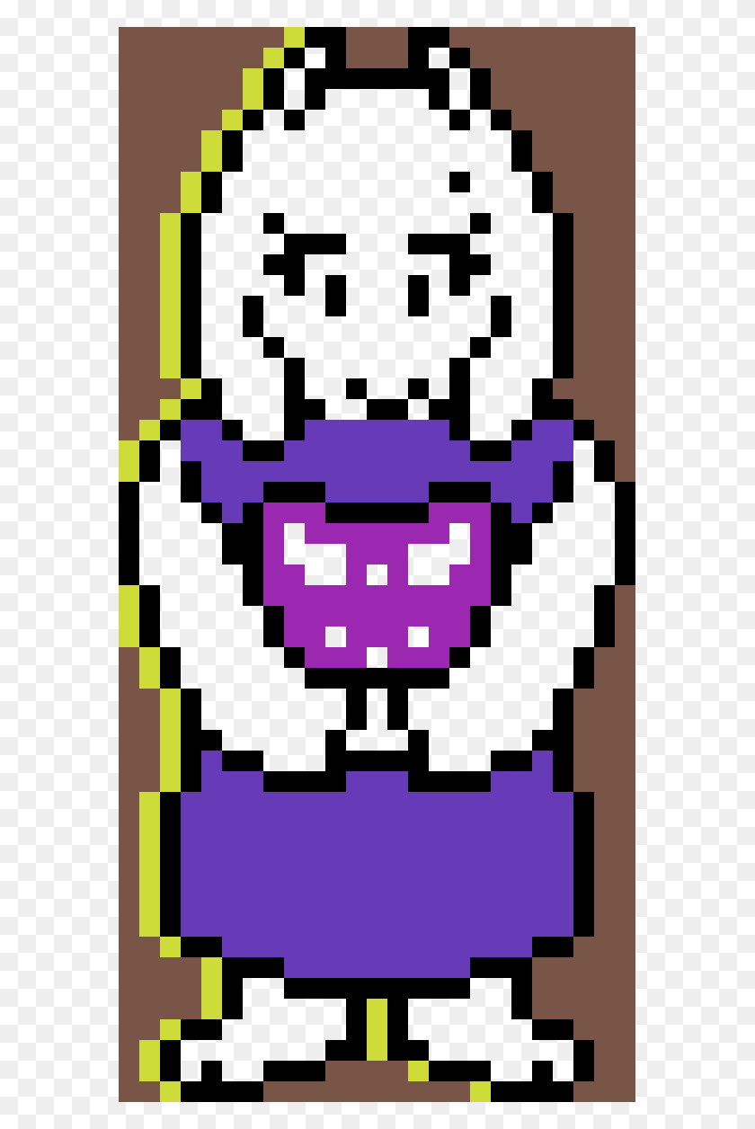 575x1196 Toriel Toriel Pixel Art, Poster, Advertisement, Pac Man HD PNG Download