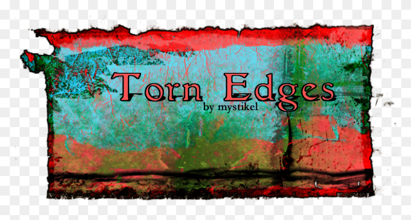 800x400 Torn Edge Brushes Poster, Text, Word HD PNG Download