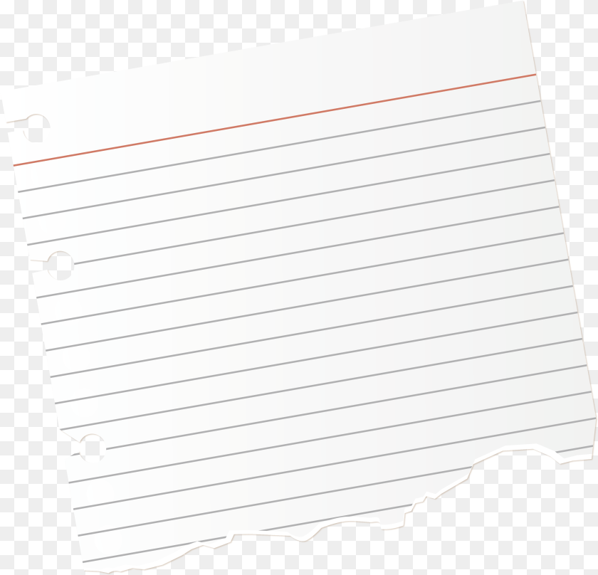 Torn Notebook Paper Torn Sheet Of Paper, Page, Text, White Board PNG