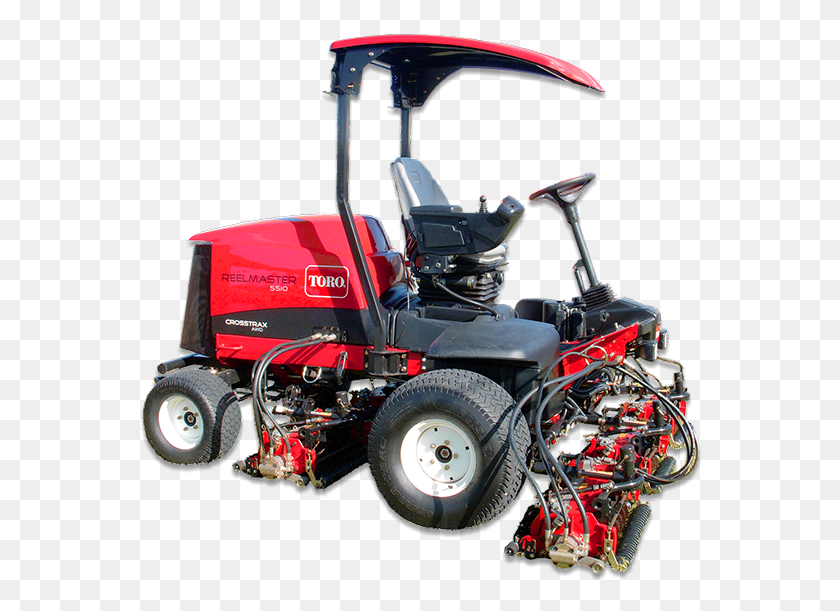 564x551 Toro Reelmaster Agricultural Machinery, Lawn Mower, Tool, Wheel HD PNG Download