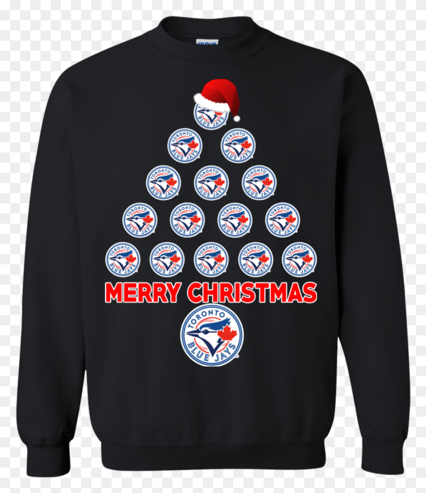979x1143 Toronto Blue Jays Ugly Christmas Sweaters Merry Christmas Toronto Blue Jays New, Long Sleeve, Sleeve, Clothing HD PNG Download