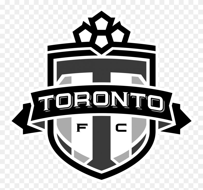2201x2057 Toronto Fc Logo Black And White Toronto Fc Logo, Symbol, Trademark, Emblem HD PNG Download