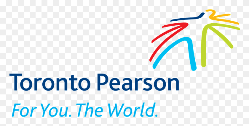 877x413 Toronto Pearson Airport Logo, Text, Symbol, Trademark HD PNG Download