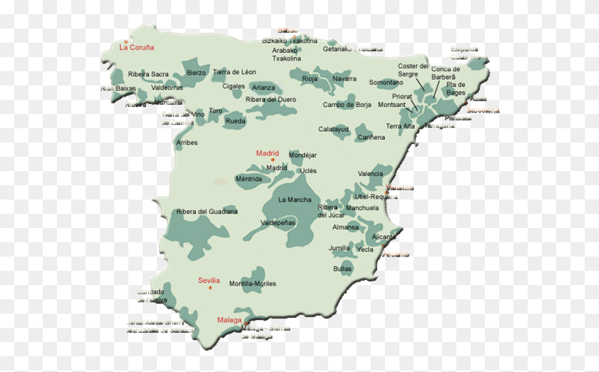 562x462 Torres Wines Of Spain, Map, Diagram, Plot HD PNG Download