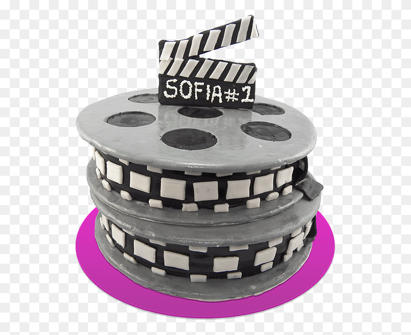 533x626 Torta Cinta De Cine Birthday Cake, Cake, Dessert, Food HD PNG Download