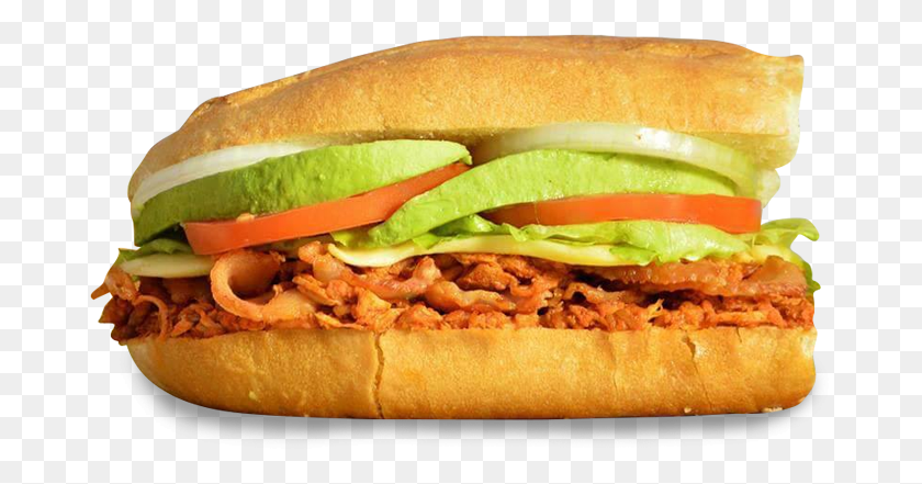 677x381 Tortas Chicago Style Hot Dog, Food, Burger, Sandwich HD PNG Download