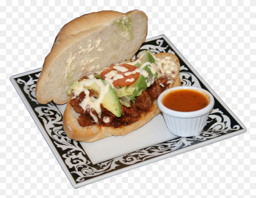 792x599 Tortas De Carne O Pollo Asado Bun, Food, Burger, Bread HD PNG Download
