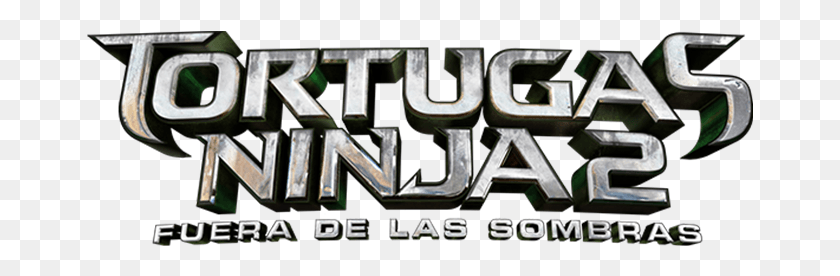 667x216 Tortugas Ninja Logo Tortugas Ninja 2 Logo, Word, Alphabet, Text HD PNG Download