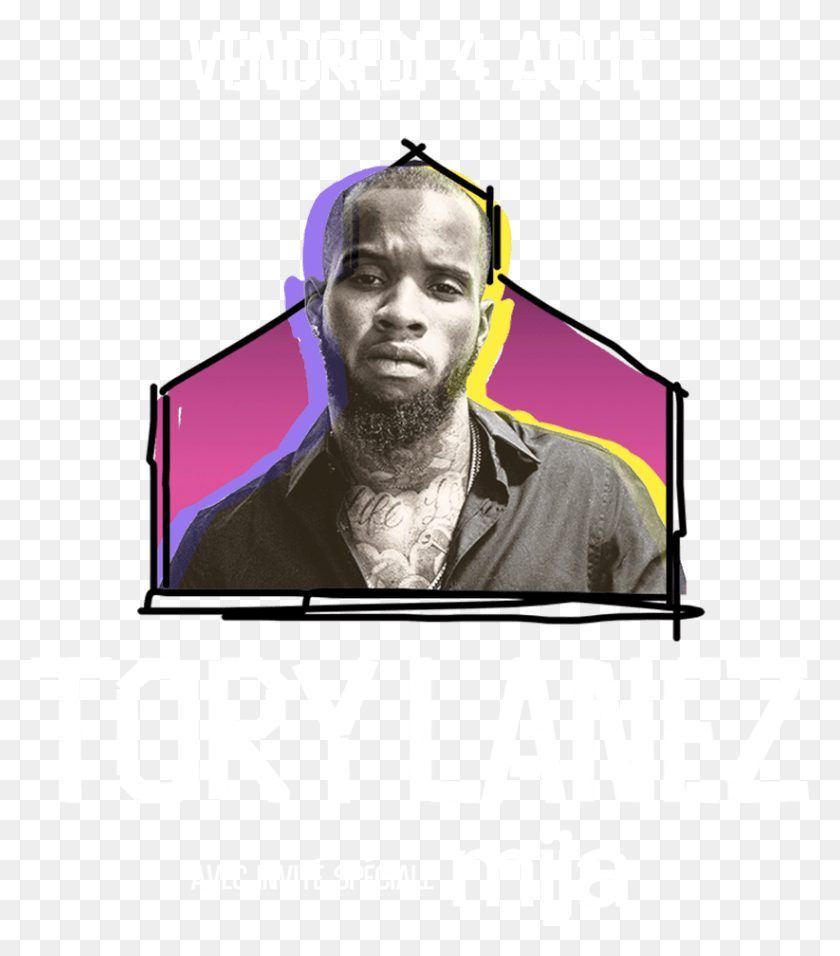 822x945 Tory Lanez Drawing Led Backlit Lcd Display, Person, Human, Poster HD PNG Download