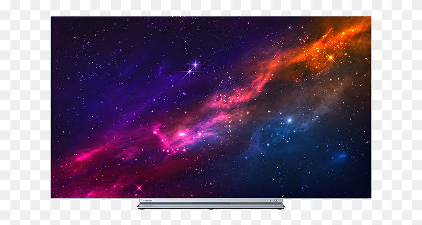 641x389 Toshiba Oled Tv Front Toshiba Oled, Nebula, Outer Space, Astronomy HD PNG Download