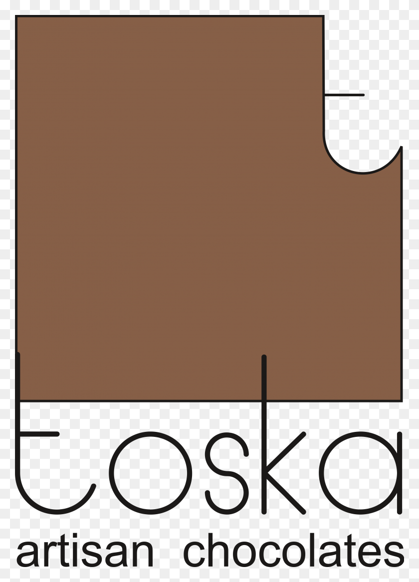 3349x4755 Toska Chocolates Logo Illustration, Text, Transportation, Cardboard HD PNG Download