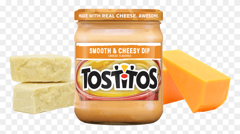777x412 Tostitos Smooth And Cheesy Dip Tostitos Smooth Tostitos Smooth And Cheesy Dip, Food, Butter, Beer HD PNG Download