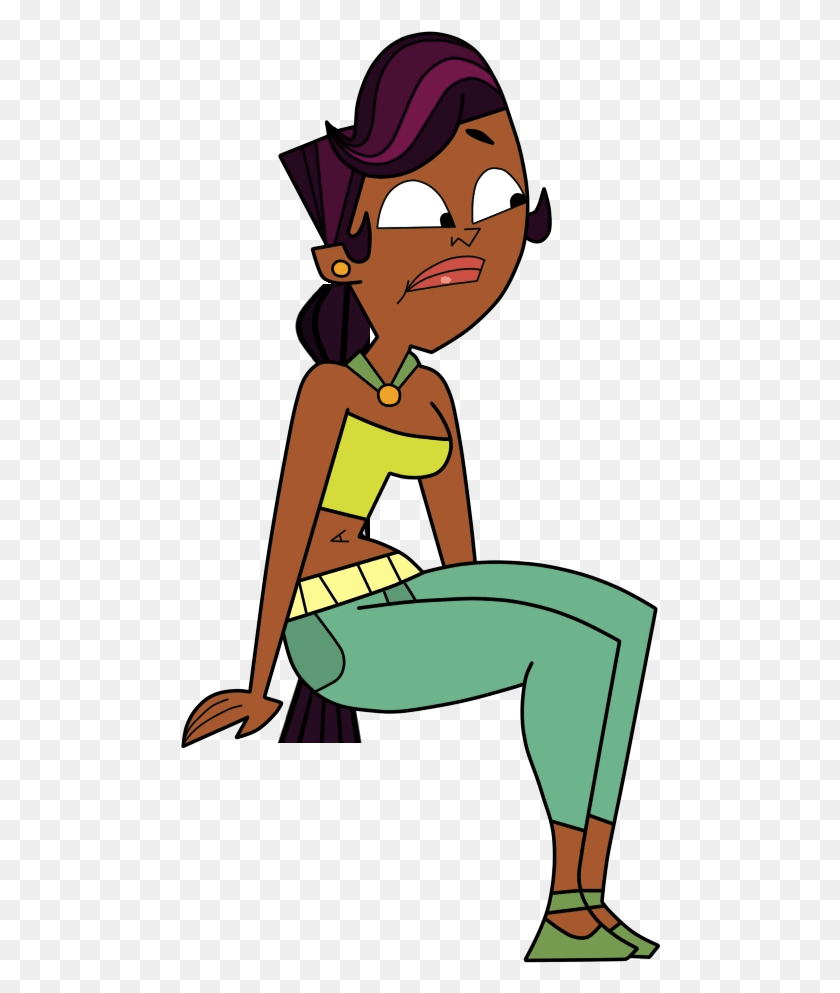 482x933 Total Drama Characters Sitting Total Drama Sierra, Female, Graphics HD PNG Download