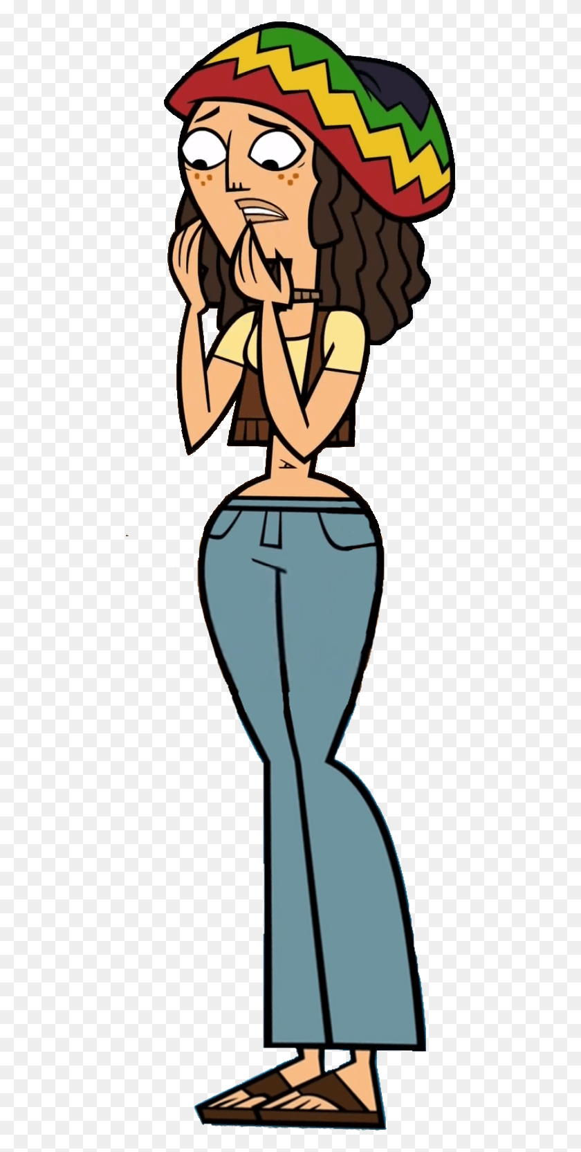 478x1605 Total Drama Ridonculous Race Laurie Total Drama Laurie Transparent, Person, Human, Clothing HD PNG Download
