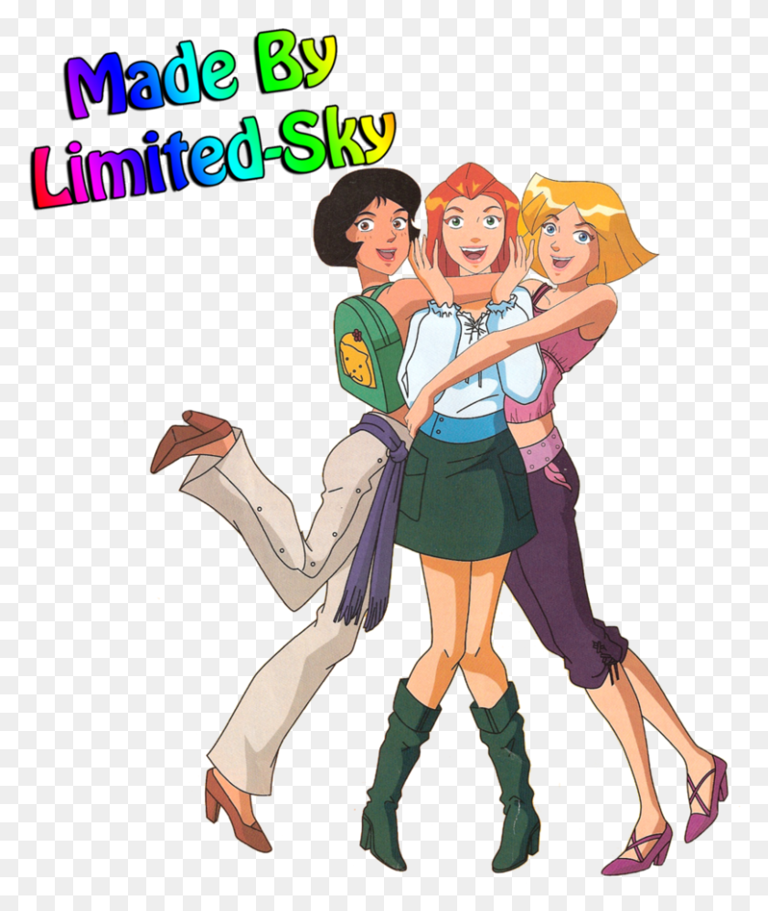 808x971 Descargar Totally Spies Totally Spies Alex Clover Sam, Persona, Human, Comics Hd Png